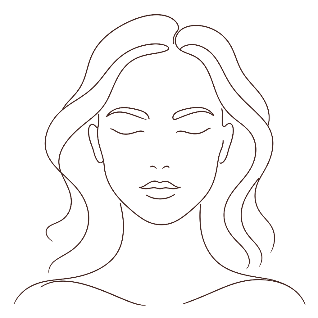 Illustration of a face indicating common areas of concern
